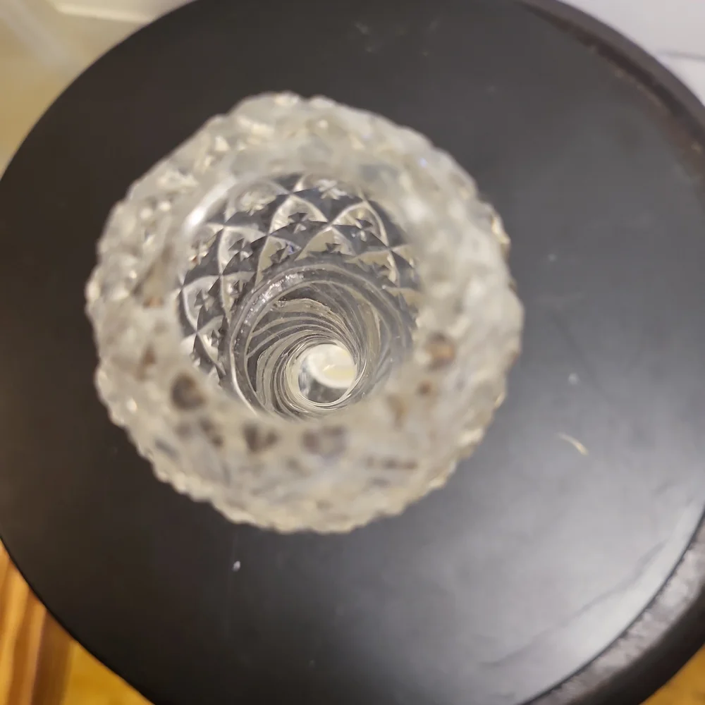 Antique Cut Crystal Bud Vase 6" - Picture 6 of 10